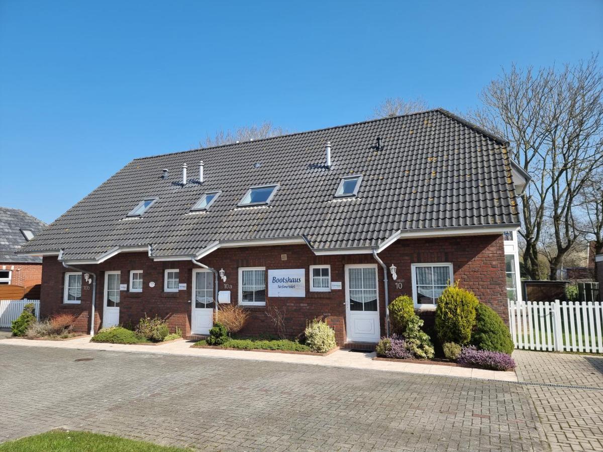 Ferienhaus Steuerbord Im Bootshaus Nessmersiel Exterior photo